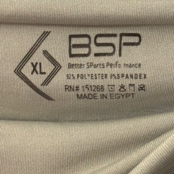 BSP Womens High-Waisted Athletic Shorts Sz XL Light Green shorts. NWT - Picture 5 of 12